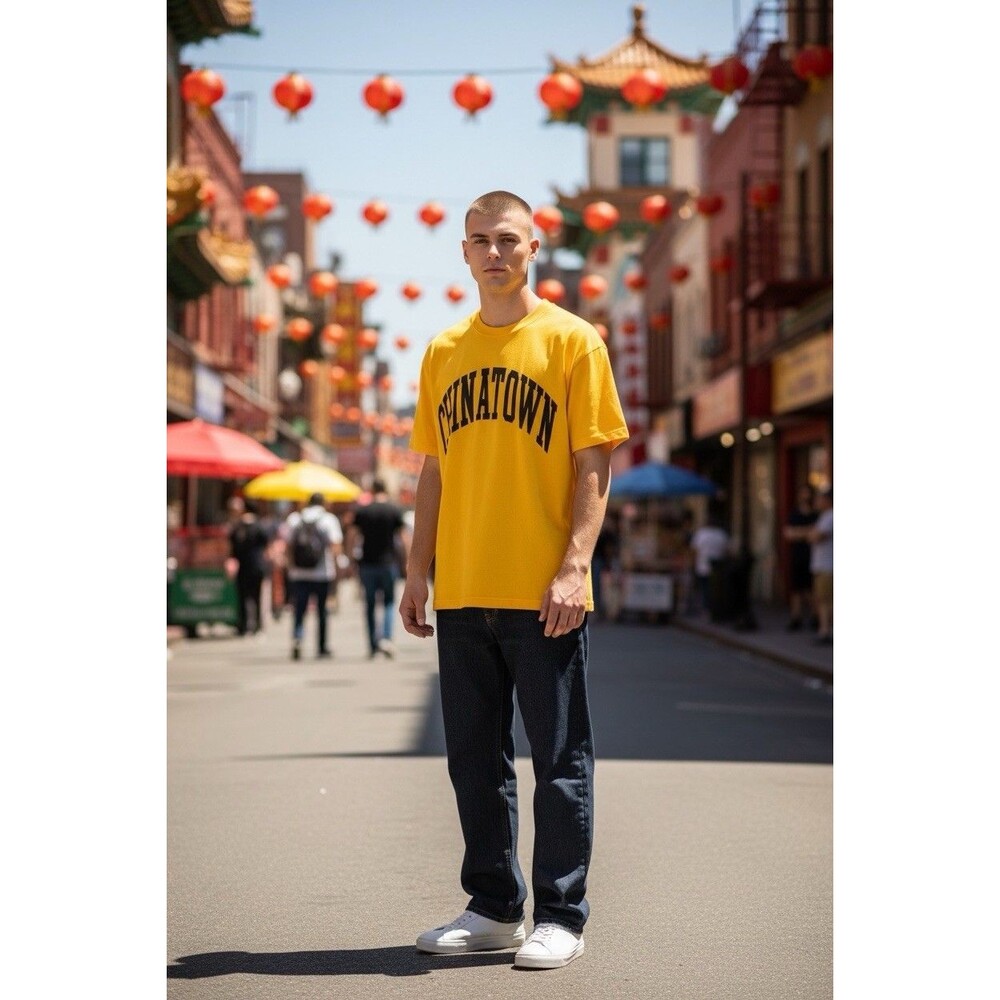 Chinatown Market Arc Logo Men’s T-shirt Size S Casual Minimalist Street Wear